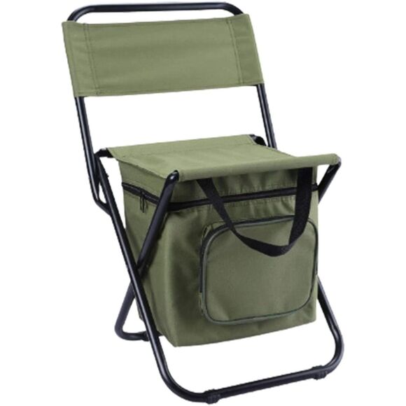 Foldable Chair Outside Portable Chair Storage Cooling Bag Folding Camping Chair - Picture 1 of 9